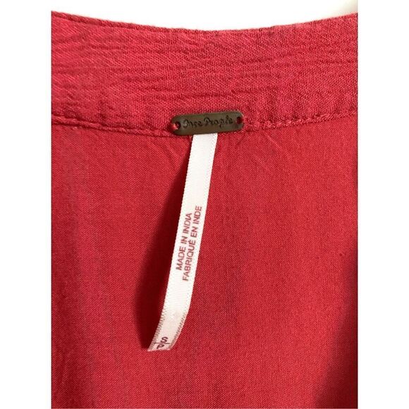 Free people Mia embroidered long sleeve mini dress size small - Picture 4 of 11